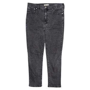 Madewell The Perfect Vintage Jean Women’s Sz 30 Lunar Wash Black Gray High Rise
